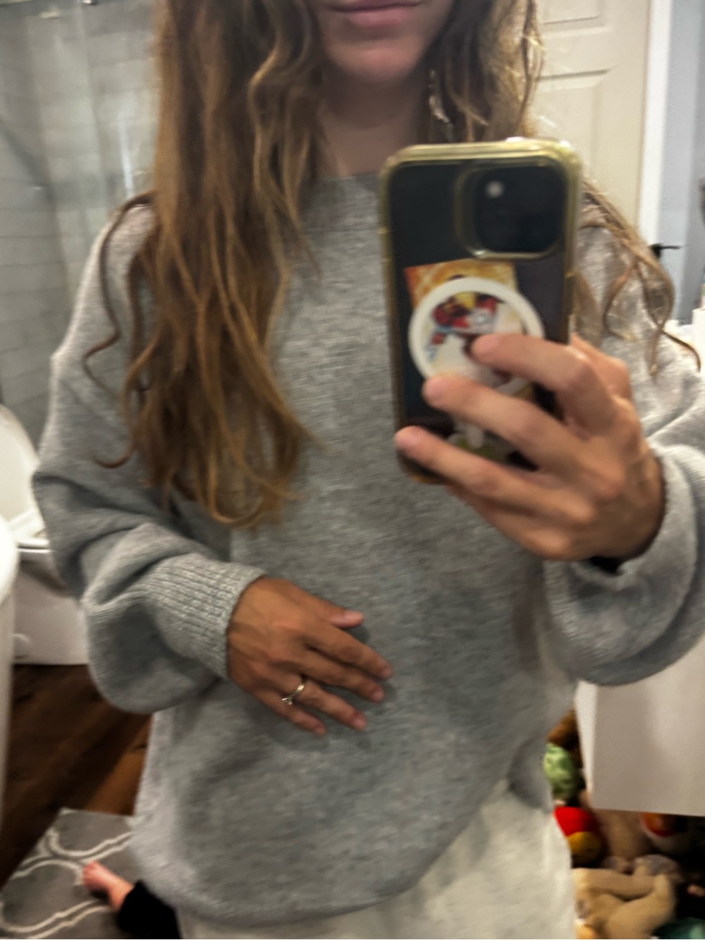 Princess Polly Light Gray Women's Sweater jumper